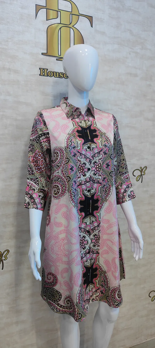 Pink_Poly_Panel_Print_Satin_Dress_For_Women_&_Girls