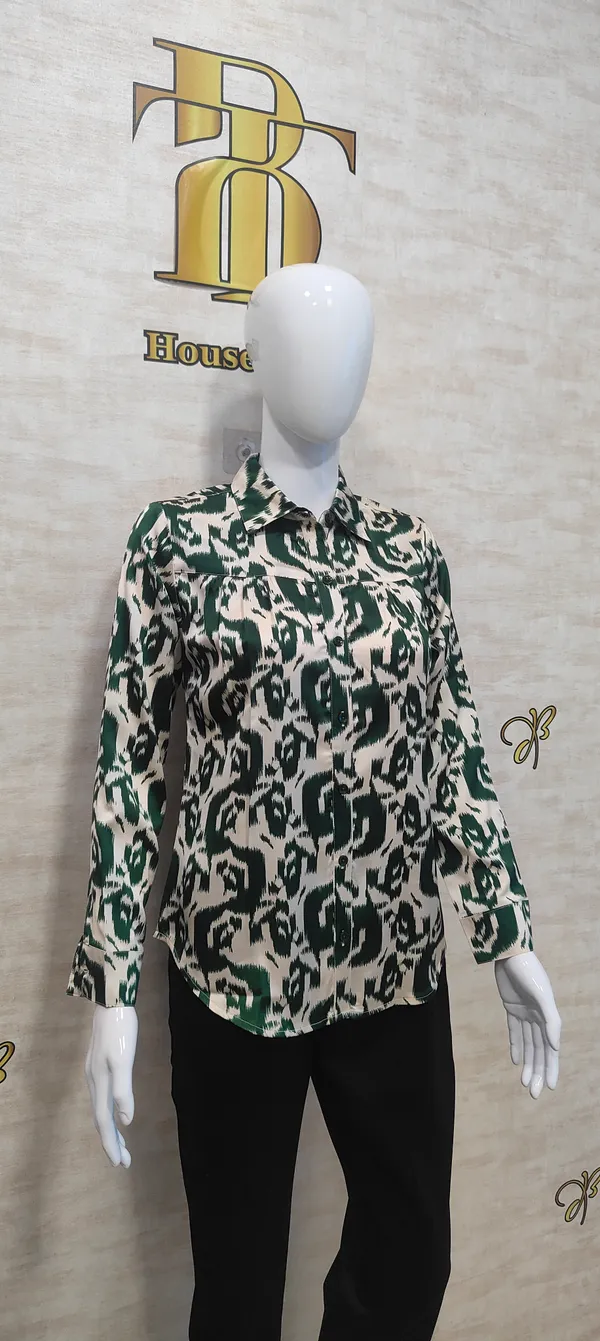 Green_Cotton_Blend_Satin_Print_Shirt_For_Women_&_Girls