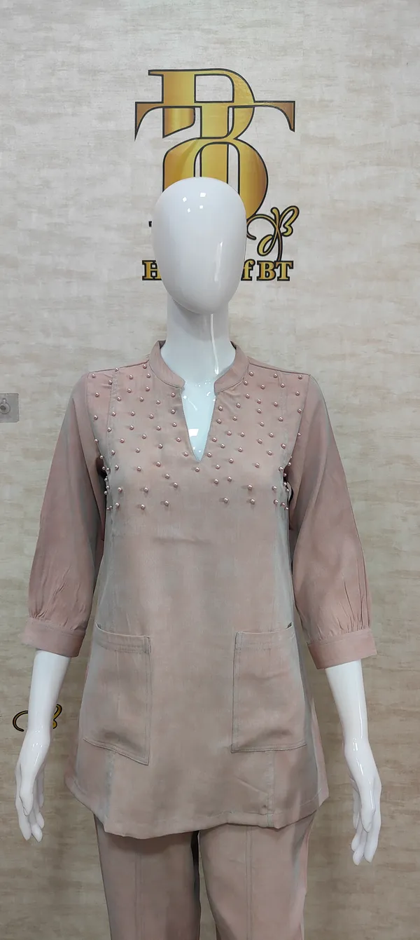 Pink_Rayon_Blend_Pearly_Elegant_Co-Ord_Set_For_Women_&_Girls