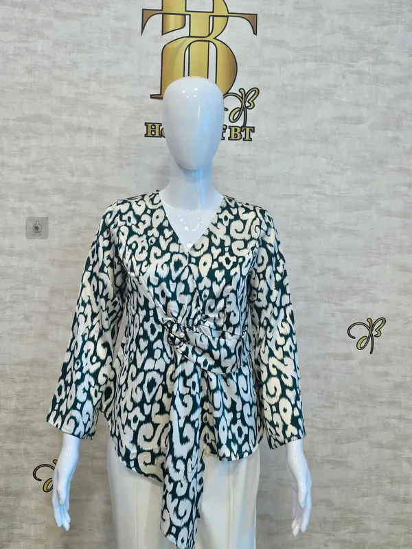 Green_Poly_Abstract_Animal_Print_Satin_Top_For_Women_&_Girls