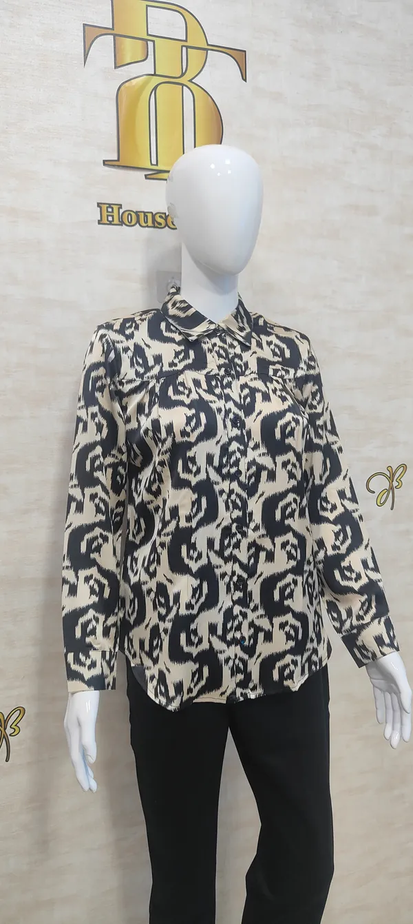 Black_Cotton_Blend_Satin_Print_Shirt_For_Women_&_Girls
