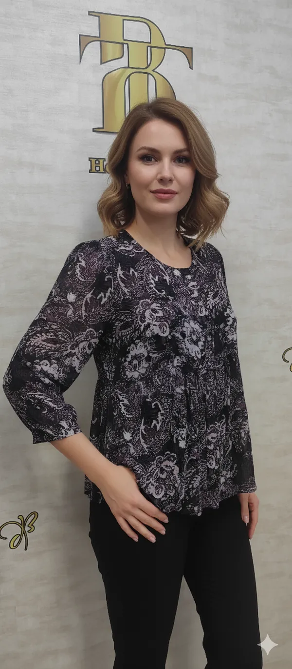 Violet_Poly_Pure_Chinon_Printed_Top_For_Women_&_Girls