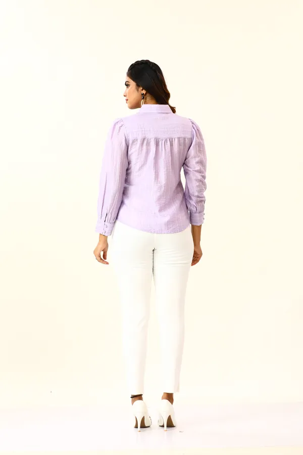 Blush_Lavender_Poly_Hemium_Stripe_Top_For_Women_&_Girls
