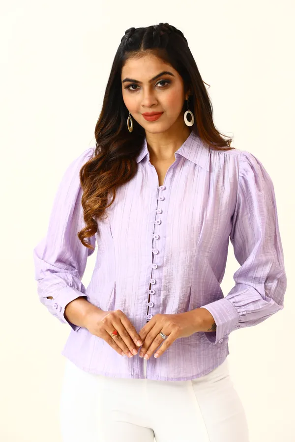 Blush_Lavender_Poly_Hemium_Stripe_Top_For_Women_&_Girls