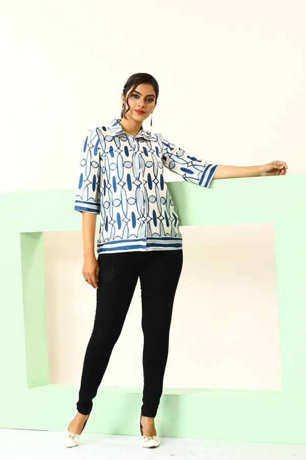Blue_Satin_Satin_Print_Shirt_For_Women_&_Girls