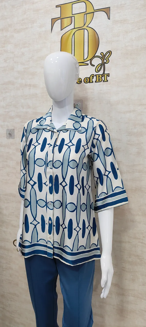 Blue_Satin_Satin_Print_Shirt_For_Women_&_Girls