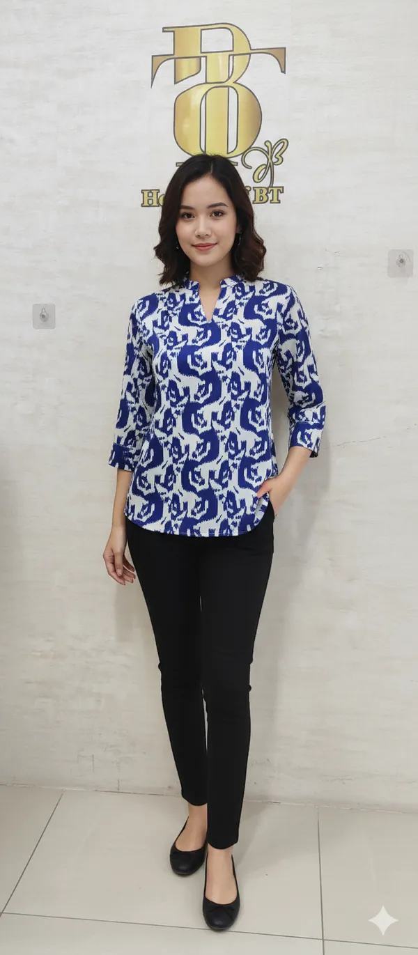 Blue_Poly_Satin_Print_Tunic_For_Women_&_Girls