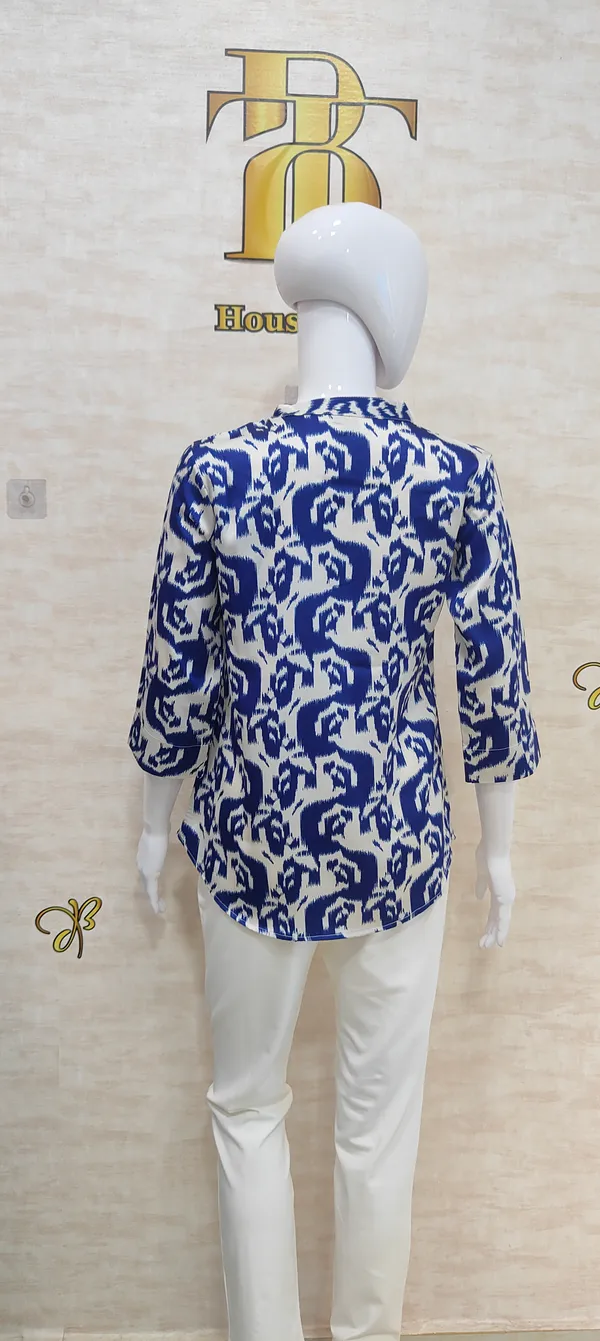 Blue_Poly_Satin_Print_Tunic_For_Women_&_Girls