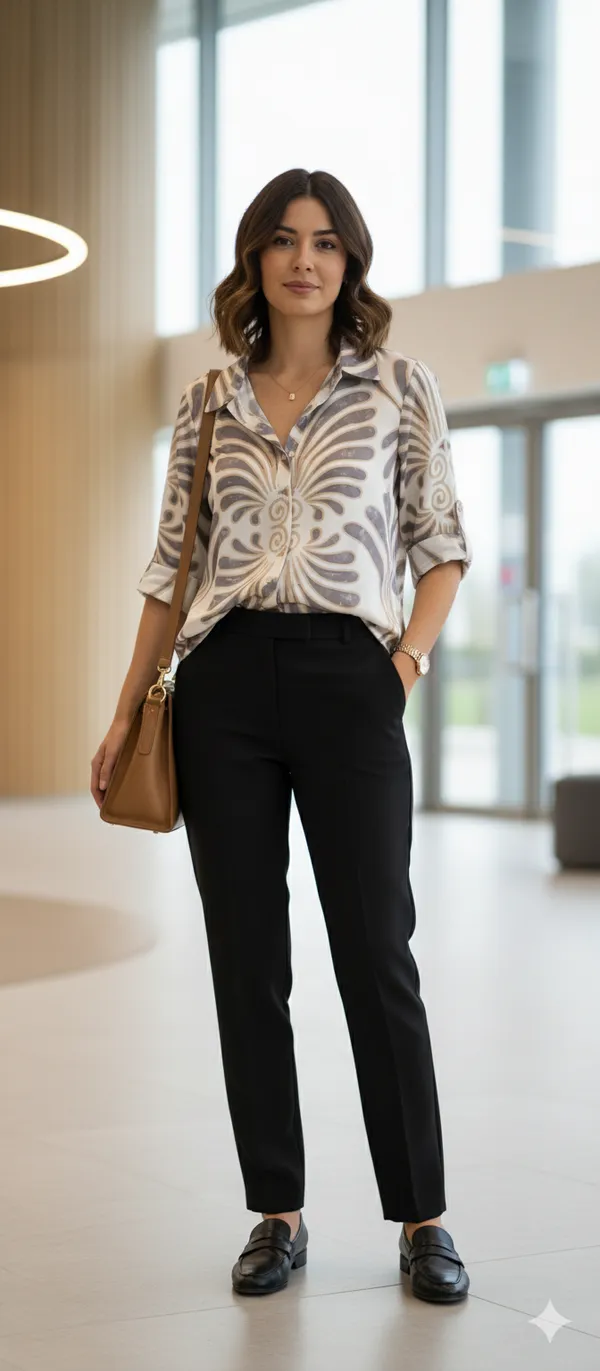 Grey_Satin_Segment_Print_Satin_Shirt_For_Women_&_Girls