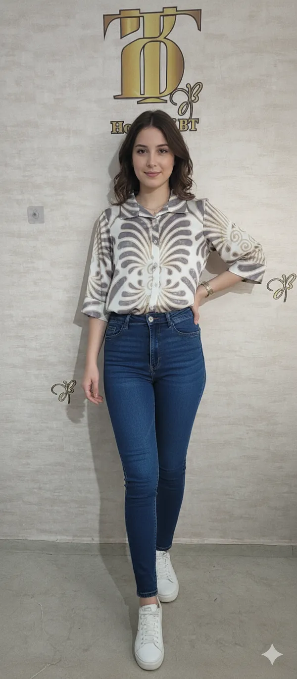 Grey_Satin_Segment_Print_Satin_Shirt_For_Women_&_Girls