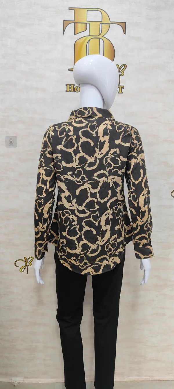 Cream_Blended_Rayon_Dense_Floral_Print_Tunic_For_Women_&_Girls