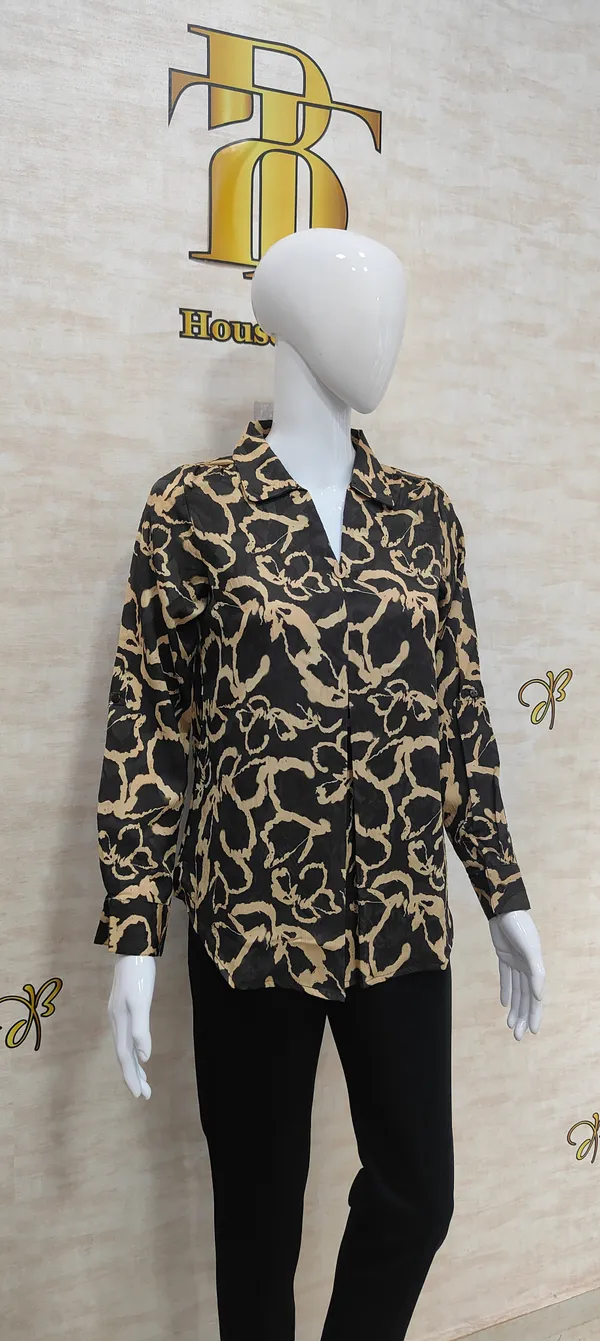 Cream_Blended_Rayon_Dense_Floral_Print_Tunic_For_Women_&_Girls