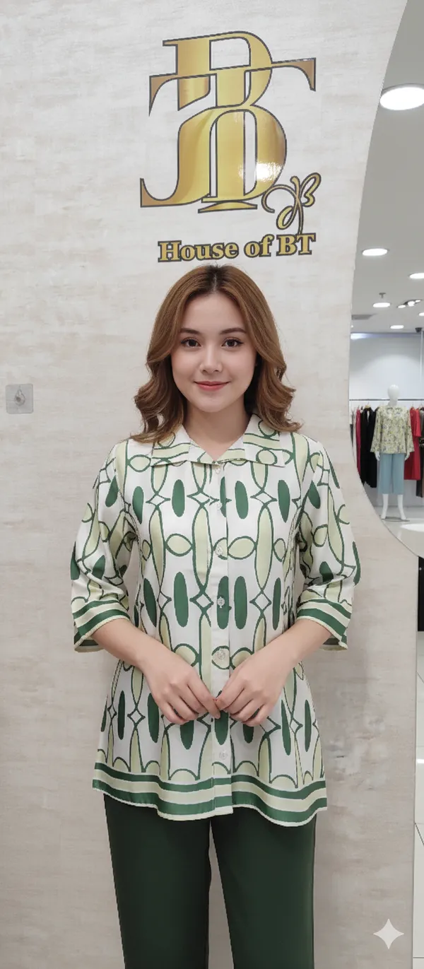 Green_Satin_Satin_Print_Shirt_For_Women_&_Girls