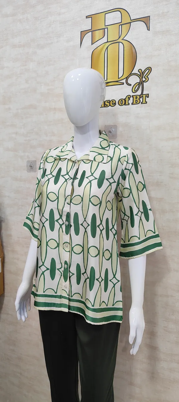 Green_Satin_Satin_Print_Shirt_For_Women_&_Girls