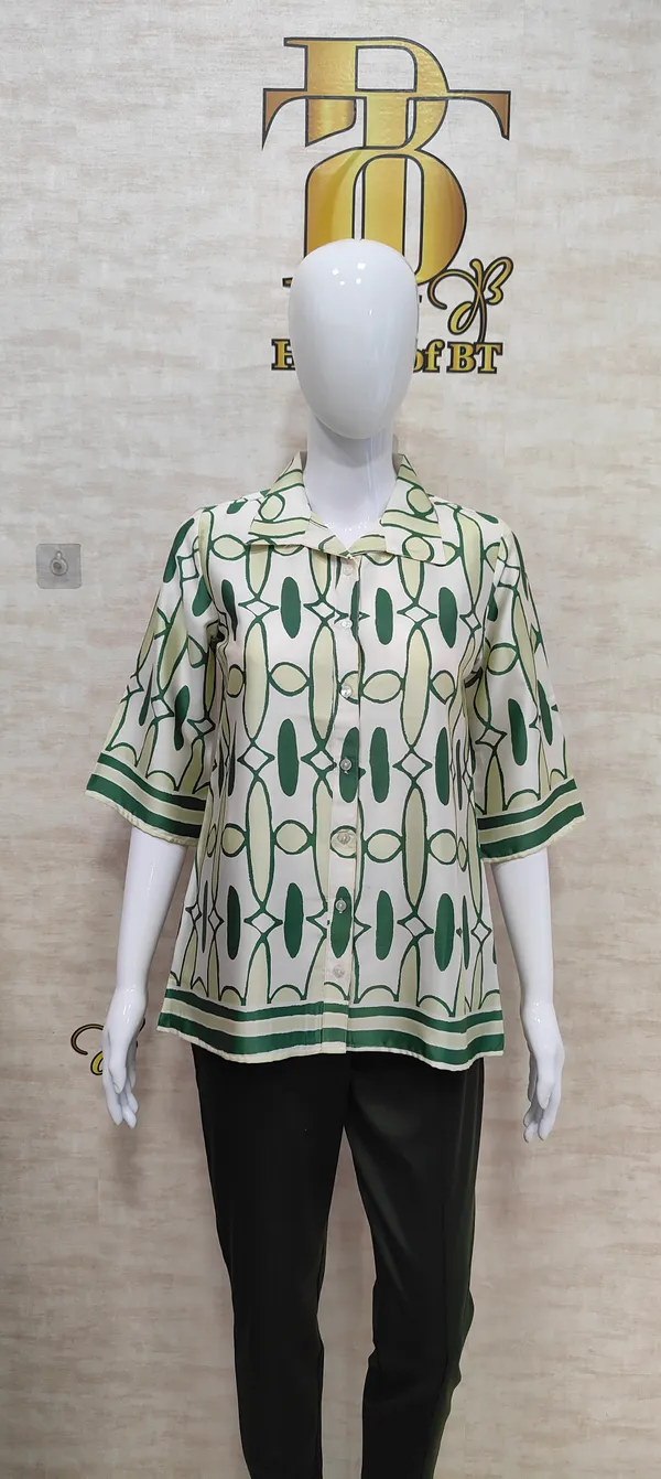 Green_Satin_Satin_Print_Shirt_For_Women_&_Girls