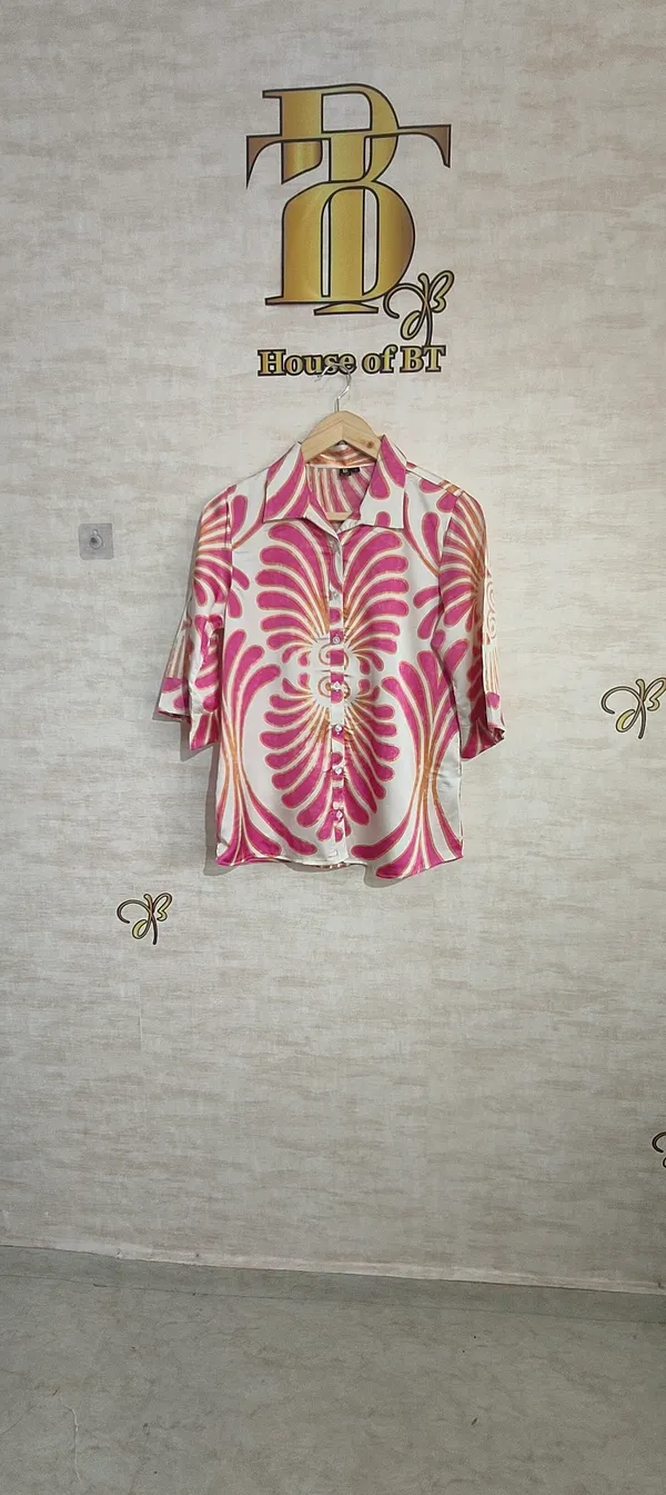 Pink_Satin_Segment_Print_Satin_Shirt_For_Women_&_Girls