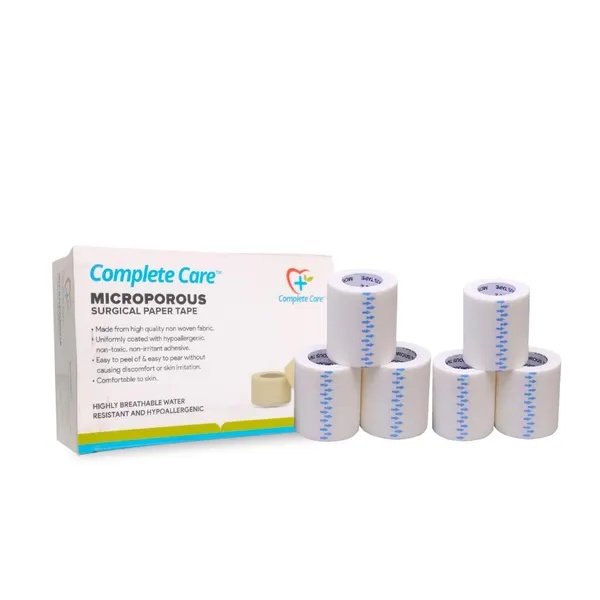 Microporous_Surgical_Paper_Tape_|_Medical_Tape_For_Skin,_Dressings_And_First_Aid_Bandage_Tape_For_Sensitive_Skin_|_Multipurpose_Gentle_Adhesive_Tape_For_Wound_Care-_2_Inch,_9_Mtr-_6_Rolls