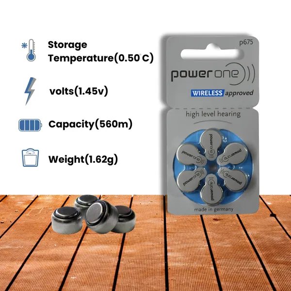 Power_One_P675_Hearing_Aid_Battery_((Pack_Of_10),_60_Pieces)