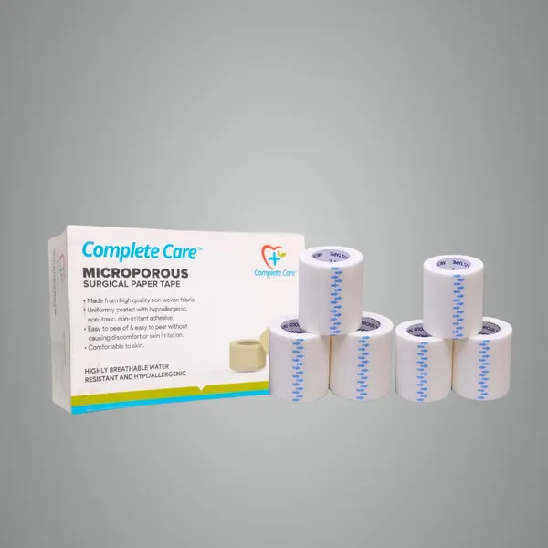Microporous_Surgical_Paper_Tape_|_Medical_Tape_For_Skin,_Dressings_And_First_Aid_Bandage_Tape_For_Sensitive_Skin_|_Multipurpose_Gentle_Adhesive_Tape_For_Wound_Care-_2_Inch,_9_Mtr-_6_Rolls