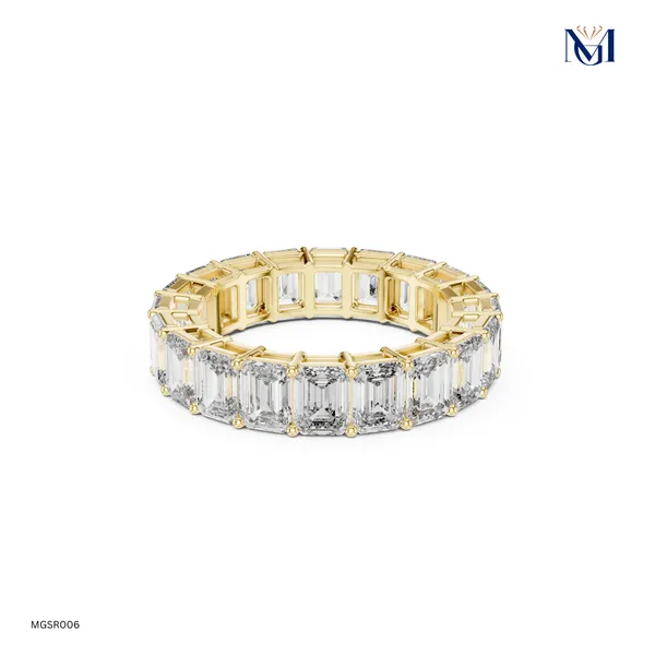 Emerald_Cut_Moissanite_Full_Eternity_Band_in_925_Silver