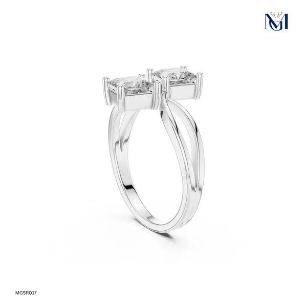 925_Silver_Double_Princess_Cut_Moissanite_Bypass_Ring
