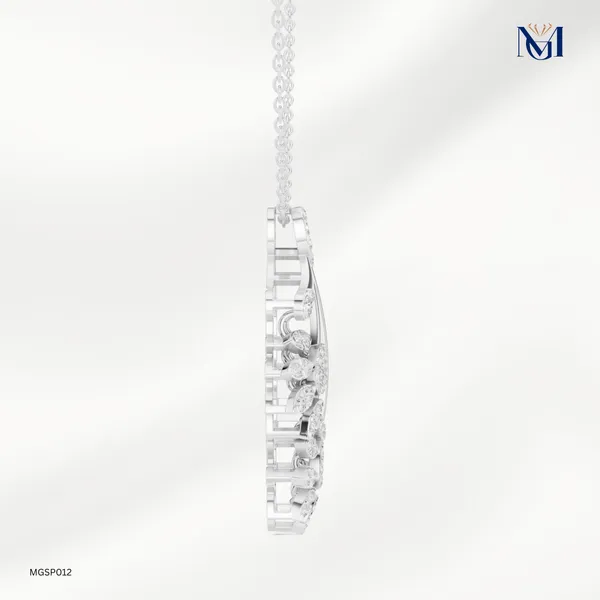 925_Silver_Nature_Bloom_Sparkle_Pendant_For_Women