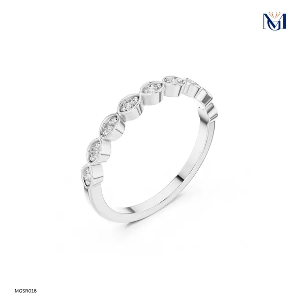 925_Silver_Marquise_Bezel_Moissanite_Eternity_Band