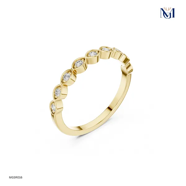 925_Silver_Marquise_Bezel_Moissanite_Eternity_Band