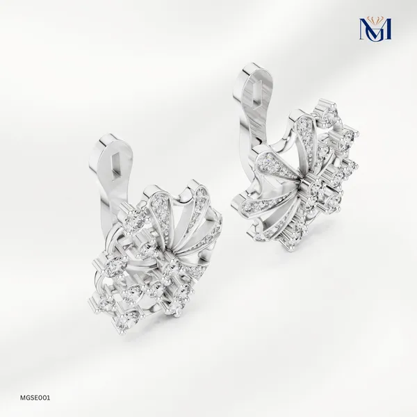 Chevron_Moissanite_Earrings_in_Silver