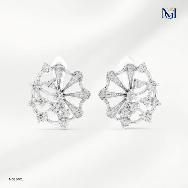 Chevron_Moissanite_Earrings_in_Silver