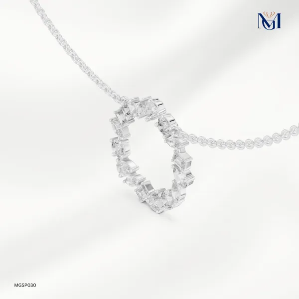 925_Silver_Celestial_Harmony_Mossiantie_Necklace_For_Women