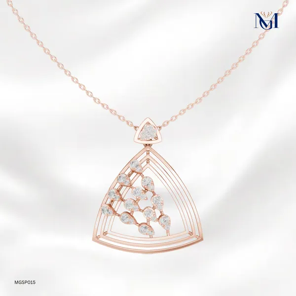 925_Rose_Gold_Plated_Ros_Cascade_Prism_Moissanite_Pendant_For_Women