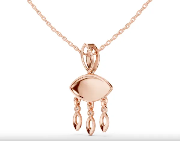 925_Rose_Gold_Plated_Evil_Eye_Pendant_For_Women