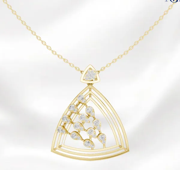 925_Gold_Plated_Ros_Cascade_Prism_Moissanite_Pendant_For_Women