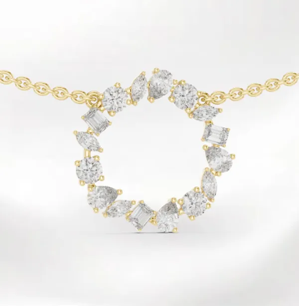925_Gold_Plated_Celestial_Harmony_Mossiantie_Necklace_For_Women