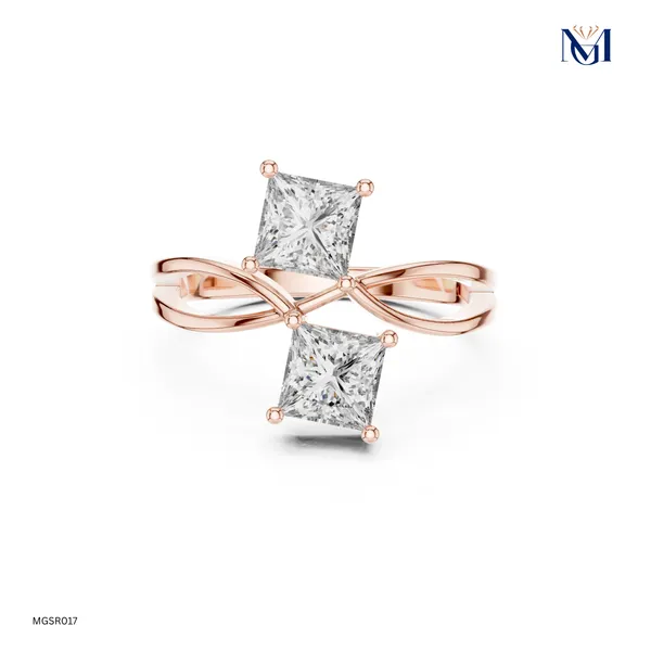 925_Silver_Double_Princess_Cut_Moissanite_Bypass_Ring
