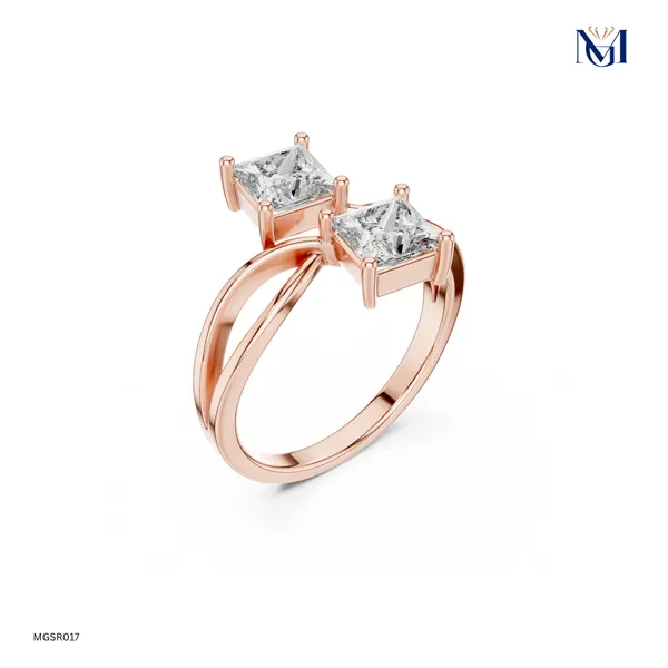 925_Silver_Double_Princess_Cut_Moissanite_Bypass_Ring