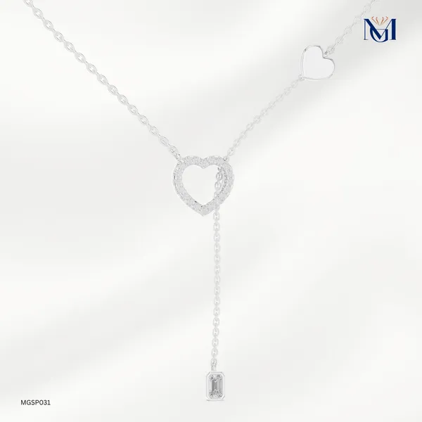 925_Silver_Endless_Love_Drop_Pendant_For_Women
