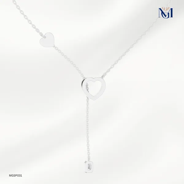 925_Silver_Endless_Love_Drop_Pendant_For_Women