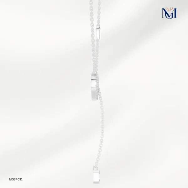 925_Silver_Endless_Love_Drop_Pendant_For_Women