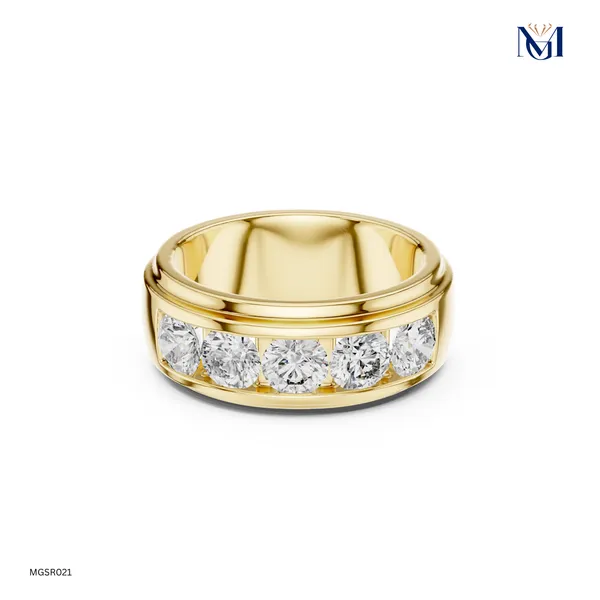 Designer_Bezel_Moissanite_Anniversary_Band_925_Silver