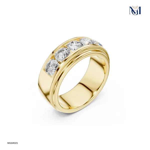 Designer_Bezel_Moissanite_Anniversary_Band_925_Silver