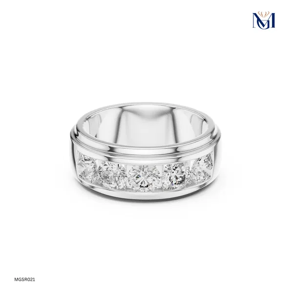 Designer_Bezel_Moissanite_Anniversary_Band_925_Silver