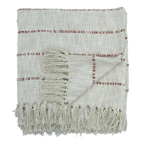 Beige_&_Maroon_Soft_Throw_Blanket_For_Bed_Pure_Cotton_Blanket_With_Fringe_Tassels_For_Couch_Home_Decor_Items_For_Living_Room_Drawing_Room_Sofa_Bed_Chair_&_Travel_For_All_Season_125X150_Cm_(Pack_Of_1)