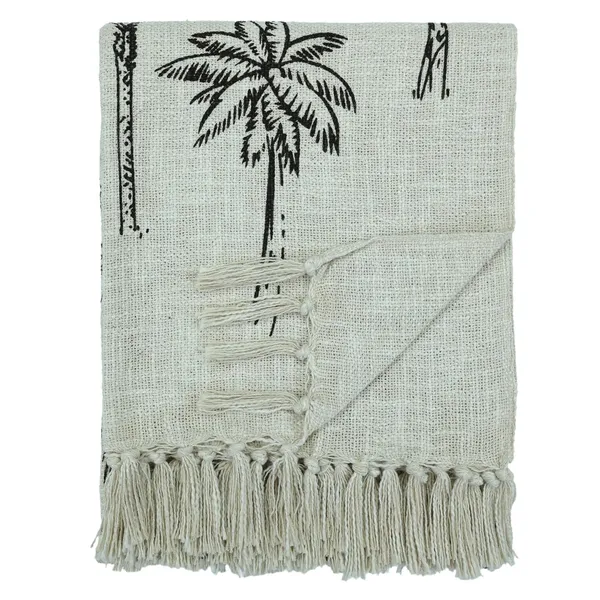 Natural_White_Soft_Printed_Cotton_Throw_50X60Ines_Lightweight_Perfect_For_Sofa_Bed_Travel_Ideal_For_All_Season_(Pack_Of_1)