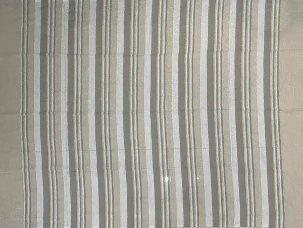 Brown_And_White_Handloom_Cotton_Polyester_Single_Size_Bedsheet_Without_Pillow_Covers_&_White_Stripes_Woven_Bedsheet_67_X_100In_210_Tc_(Pack_Of_1)