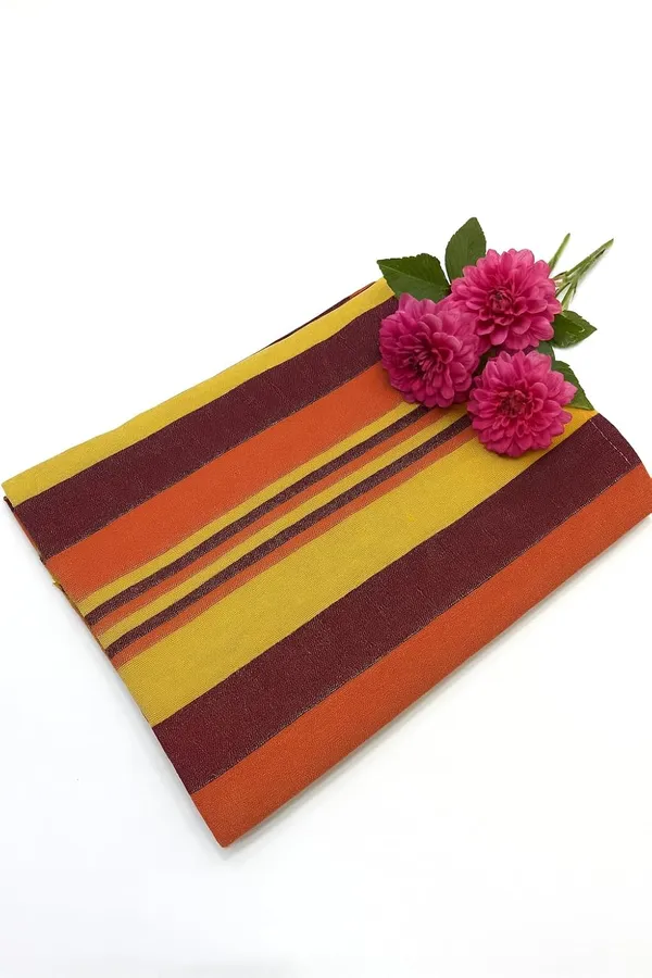 Pink_&_Yellow_Orignaly_Madecotton_Polyester_Bedsheet_Single_Bed_Without_Pillow_Covers_Stripes_Woven_Bedsheet_67_X_100In_210_Tc_(Pack_Of_1)