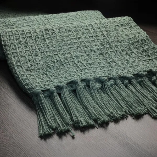 Sage_Green_Premium_125_X_150_Cm_Cotton_Waffle_Throw_Blanket_Soft_&_Cozy_Sofa_And_Couch_Accent_Trending_Home_Decor_Essential_For_Extra_Comfort_Relaxation_And_Style_Sage_(Pack_Of_1)
