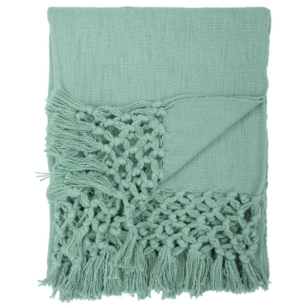 Olive_Green_Cotton_Throw_Blanket_With_Macrame_Tassels_For_3_Seater_Sofa_Ideal_For_Your_Home_Living_Room_Sofa_Bed_Chair_Picnic_&_Used_For_Gift_50X70_Cm_Olive