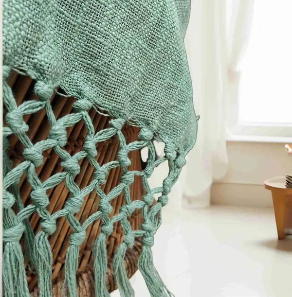 Olive_Green_Cotton_Throw_Blanket_With_Macrame_Tassels_For_3_Seater_Sofa_Ideal_For_Your_Home_Living_Room_Sofa_Bed_Chair_Picnic_&_Used_For_Gift_50X70_Cm_Olive